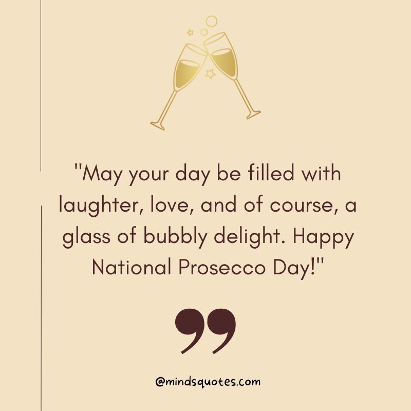 National Prosecco Day Messages