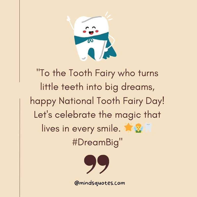National Tooth Fairy Day Captions 