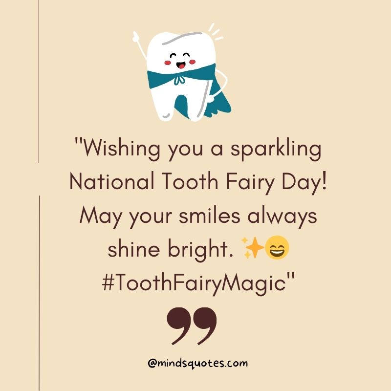 National Tooth Fairy Day Messages