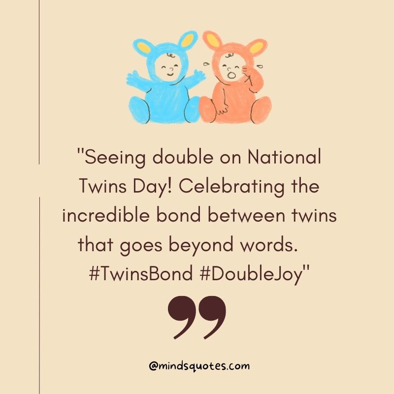 National Twins Day Wishes