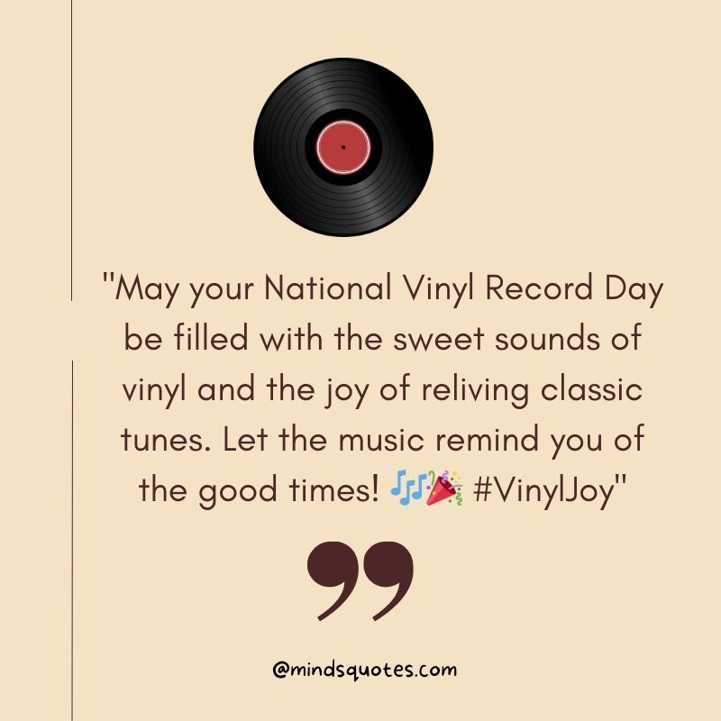National Vinyl Record Day Messages