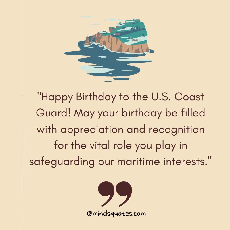 U.S. Coast Guard Birthday Wishes 