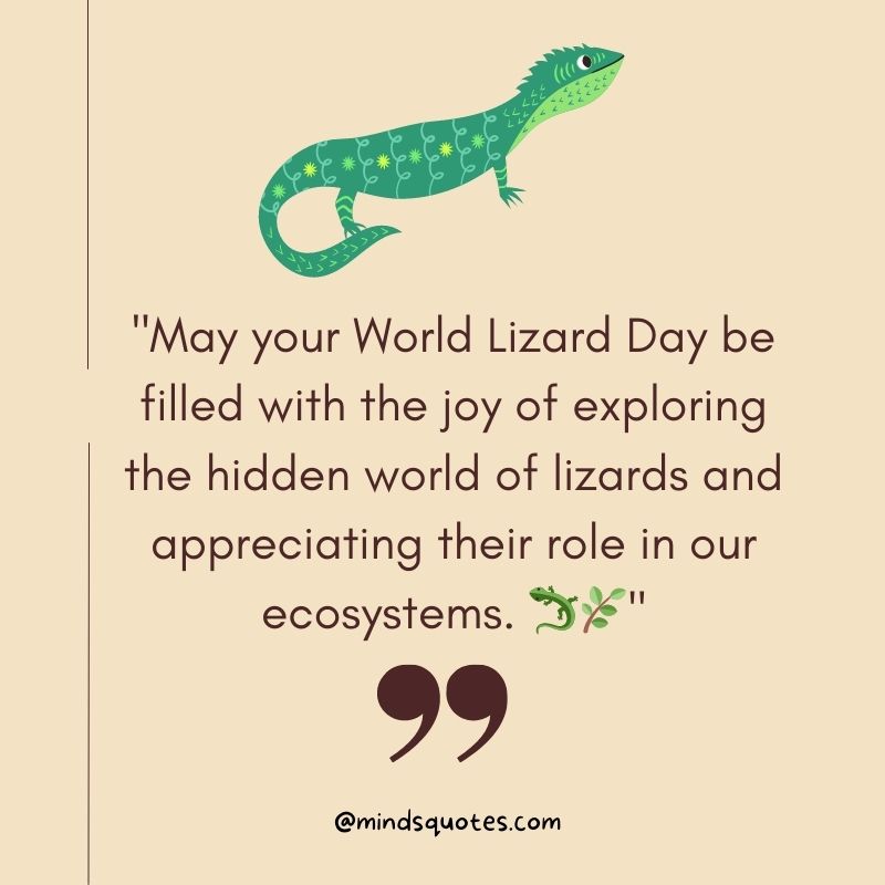 World Lizard Day Messages