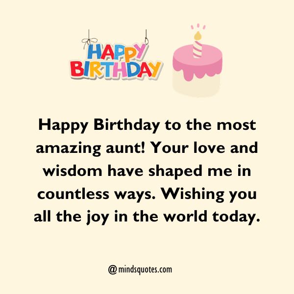 Heart-Touching Birthday Wishes for Aunt 