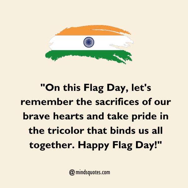 Flag Day of India Messages