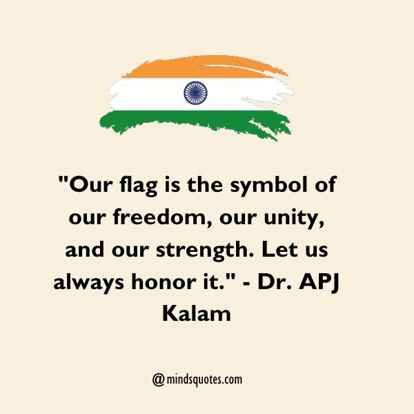 Flag Day of India Quotes