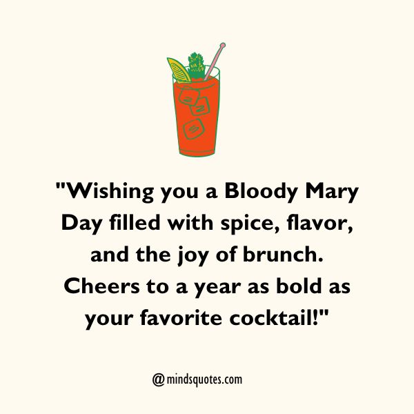 National Bloody Mary Day Wishes
