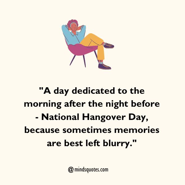 National Hangover Day Quotes
