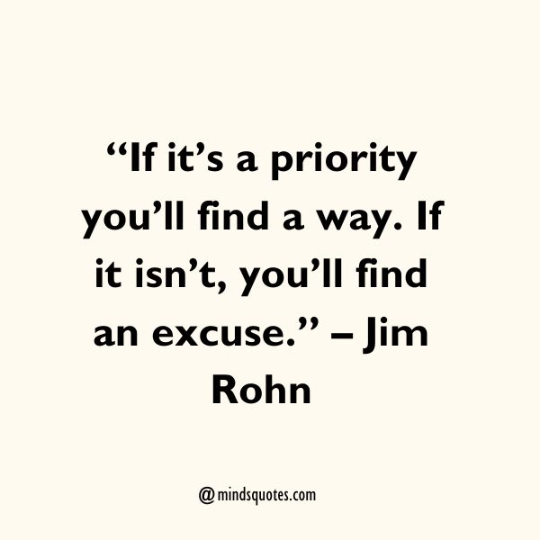 Priority Quotes About Time Management