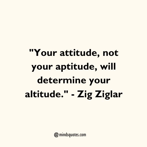 Quotes on Attitude 