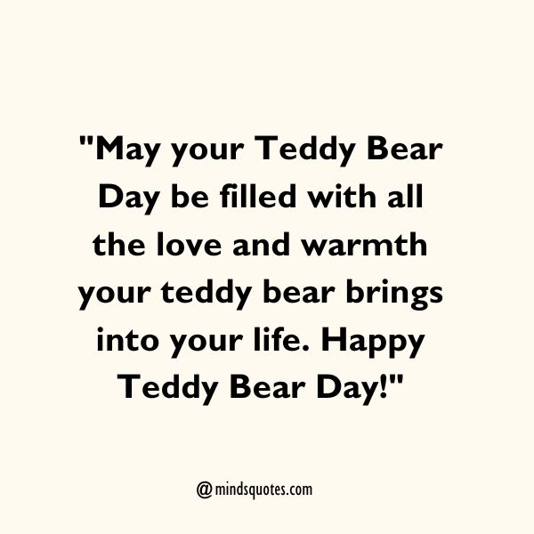Teddy Bear Day Wishes