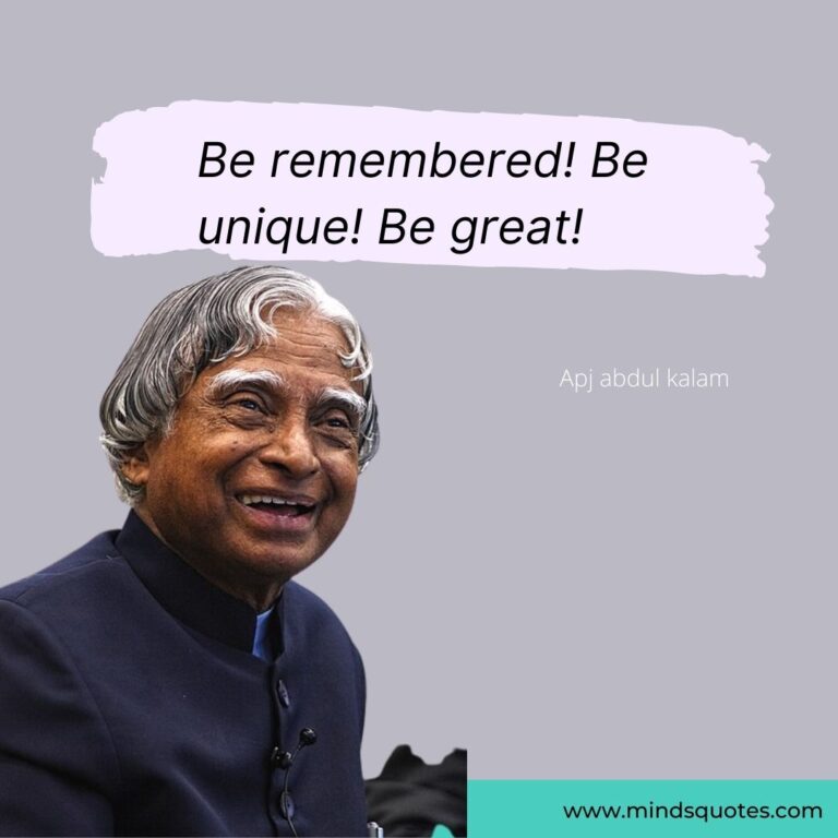100 Famous APJ Abdul Kalam's Quotes That Will Inspire You