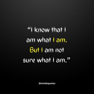 50 Inspiring I Am What I Am Quotes & Saying With Images