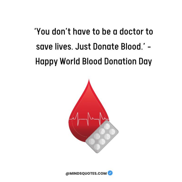 97 BEST Happy World Blood Donor Day Quotes & Slogans [14 June]