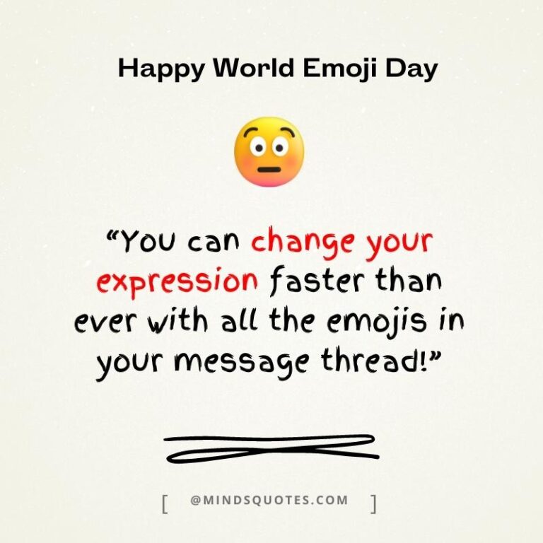 41 Famous Happy World Emoji Day Quotes, Wishes & Messages